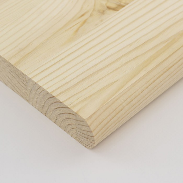 Basic Madera | Producto etiqueta Pino | Balda de Pino Silvestre - Canto redondo