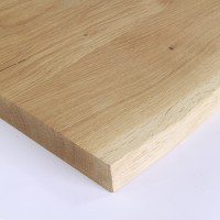 Basic Madera | novedades | Tableros > Roble | Tablero Roble Macizo Mesa con canto natural BARNIZADO (imagen 6)