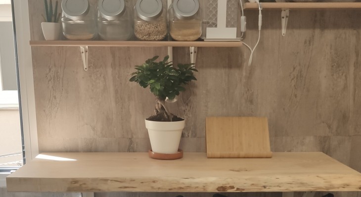 Basic Madera | Blog | Barra de salón comedor con pino natural